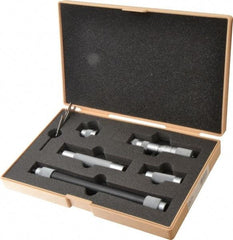 Mitutoyo - 4 to 20 Inch Range, Mechanical Inside Tubular Micrometer - 0.001 Inch Graduation, 0.00012+m+0.00004xR/20 Inch Accuracy - Exact Tool & Supply