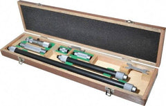 Mitutoyo - 4 to 36 Inch Range, Mechanical Inside Tubular Micrometer - 0.001 Inch Graduation, 0.00012+m+0.00004xR/20 Inch Accuracy - Exact Tool & Supply