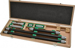 Mitutoyo - 4 to 52 Inch Range, Mechanical Inside Tubular Micrometer - 0.001 Inch Graduation, 0.00012+m+0.00004xR/20 Inch Accuracy - Exact Tool & Supply