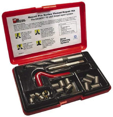 Value Collection - 36 Inserts, #8-32, #8-32 UNC, Thread Repair Kit - 0.246" Insert Length - Exact Tool & Supply