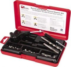 Value Collection - 36 Inserts, 1/4-20, 1/4-20 UNC, Thread Repair Kit - 0.375" Insert Length - Exact Tool & Supply