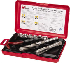 Value Collection - 6 Inserts, 5/8-11, 5/8-11 UNC, Thread Repair Kit - 0.938" Insert Length - Exact Tool & Supply