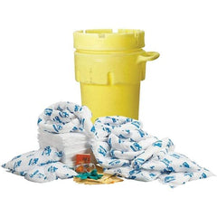 Brady SPC Sorbents - 75 Gal Capacity Oil Only Spill Kit - 95 Gal Polyethylene Drum - Exact Tool & Supply