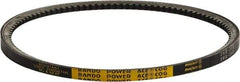 Bando - Section 5VX, 5/8" Wide, 58" Outside Length, V-Belt - Rubber Compound, Black, Narrow Cogged, No. 5VX580 - Exact Tool & Supply