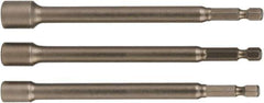 Wiha - 1/4" Drive, Nut Setter Screwdriver Bit - 12" OAL - Exact Tool & Supply