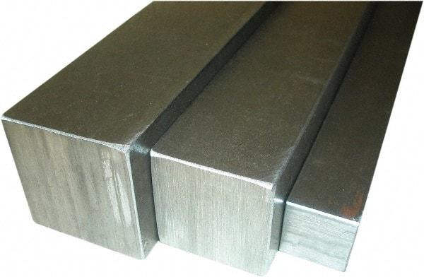 Value Collection - 2-1/2" Square x 6" Long Steel Square Bar - 1018 Steel - Exact Tool & Supply