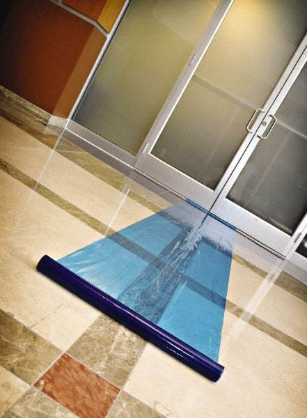 TRIMACO - Medium Weight Low-Density Polyethylene Protective Film - 200' x 2', 0.003" Thick - Exact Tool & Supply
