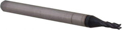 Accupro - 0.059", 0.177" LOC, 1/8" Shank Diam, 1-1/2" OAL, 4 Flute, Solid Carbide Square End Mill - Single End, AlTiN Finish, Spiral Flute, 30° Helix, Centercutting, Right Hand Cut, Right Hand Flute, Series Miniature - Exact Tool & Supply