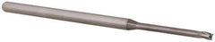 Accupro - 5/64", 0.117" LOC, 1/8" Shank Diam, 2-1/2" OAL, 3 Flute, Solid Carbide Square End Mill - Single End, Uncoated, Spiral Flute, 30° Helix, Centercutting, Right Hand Cut, Right Hand Flute, Series Miniature - Exact Tool & Supply