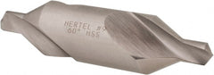 Hertel - #9 Plain Cut 60° Incl Angle High Speed Steel Combo Drill & Countersink - Exact Tool & Supply