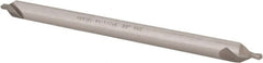 Hertel - #4-1/2 Plain Cut 60° Incl Angle High Speed Steel Combo Drill & Countersink - Exact Tool & Supply