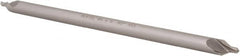 Hertel - #4 Plain Cut 60° Incl Angle High Speed Steel Combo Drill & Countersink - Exact Tool & Supply