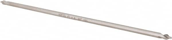 Hertel - #1 Plain Cut 60° Incl Angle High Speed Steel Combo Drill & Countersink - Exact Tool & Supply