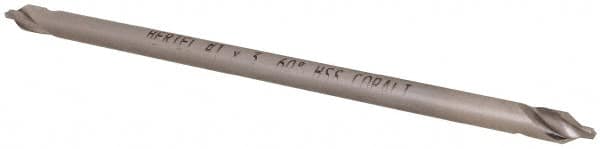 Hertel - #1 Plain Cut 60° Incl Angle Cobalt Combo Drill & Countersink - Exact Tool & Supply