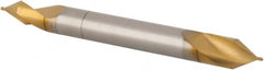 Hertel - #4/0 Plain Cut 60° Incl Angle High Speed Steel Combo Drill & Countersink - Exact Tool & Supply