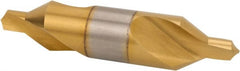 Hertel - #8 Plain Cut 60° Incl Angle High Speed Steel Combo Drill & Countersink - Exact Tool & Supply