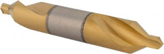 Hertel - #4-1/2 Plain Cut 60° Incl Angle High Speed Steel Combo Drill & Countersink - Exact Tool & Supply
