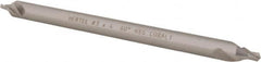 Hertel - #3 Plain Cut 60° Incl Angle Cobalt Combo Drill & Countersink - Exact Tool & Supply