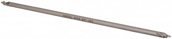 Hertel - #1 Plain Cut 82° Incl Angle High Speed Steel Combo Drill & Countersink - Exact Tool & Supply