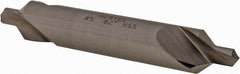 Hertel - #5 Plain Cut 82° Incl Angle High Speed Steel Combo Drill & Countersink - Exact Tool & Supply