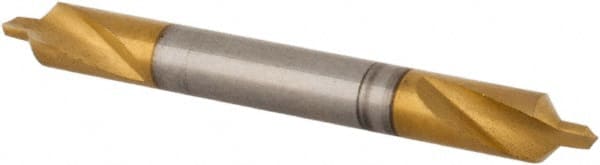 Hertel - #1 Plain Cut 90° Incl Angle High Speed Steel Combo Drill & Countersink - Exact Tool & Supply