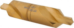 Hertel - #8 Plain Cut 82° Incl Angle High Speed Steel Combo Drill & Countersink - Exact Tool & Supply