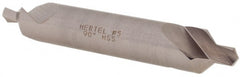 Hertel - #5 Plain Cut 90° Incl Angle High Speed Steel Combo Drill & Countersink - Exact Tool & Supply