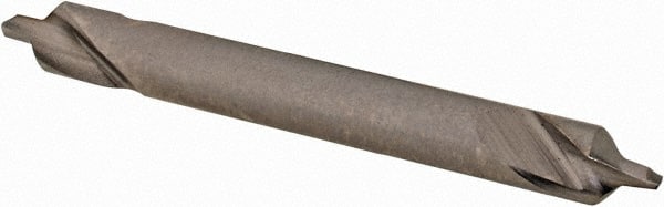 Hertel - #1 Plain Cut 90° Incl Angle High Speed Steel Combo Drill & Countersink - Exact Tool & Supply