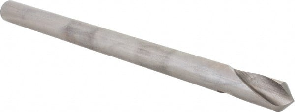 Hertel - 1/2" Body Diam, 90°, 8" OAL, High Speed Steel Spotting Drill - Exact Tool & Supply