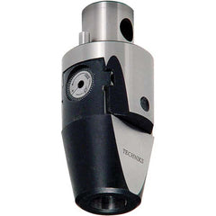 Techniks - 32mm Body Diam, Manual Offset Boring Head - Exact Tool & Supply