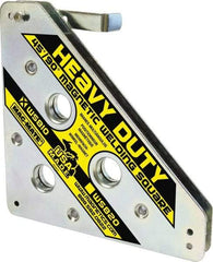 Mag-Mate - 8" Wide x 3/4" Deep x 8" High, Ceramic Magnetic Welding & Fabrication Square - 160 Lb Average Pull Force - Exact Tool & Supply