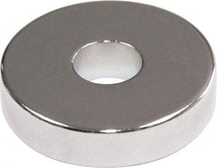 Mag-Mate - 0.365" Diam, 1/4" Cup Height, 1/4" Overall Height, 8.2 Lb Average Pull Force, 8.2 Lb Max Pull Force, Neodymium Rare Earth Cup Magnet - Through Hole Style, 0.2" Cup ID - Exact Tool & Supply