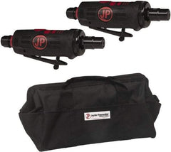 PRO-SOURCE - 4 CFM, Straight Die Grinder Kit - 113.28 LMP, 25,000 RPM, 6.2 bar Air Pressure, 90 psi Air Pressure - Exact Tool & Supply