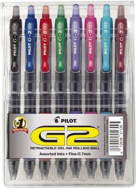 Pilot - Conical Roller Ball Pen - Assorted Colors - Exact Tool & Supply