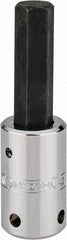 Proto - 1/2" Drive, 9/16" Hex Bit Socket - 3-5/8" OAL, 1-7/8" Bit Length, Tethered - Exact Tool & Supply