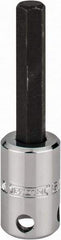 Proto - 3/8" Drive, 5/16" Hex Bit Socket - 2-23/32" OAL, 1-5/8" Bit Length, Tethered - Exact Tool & Supply