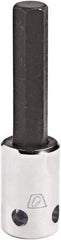 Proto - 3/8" Drive, 5/32" Hex Bit Socket - 2-23/32" OAL, 1-5/8" Bit Length, Tethered - Exact Tool & Supply