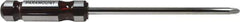 Paramount - #4, 13" OAL, Standard Phillips Screwdriver - 8" Blade Length, Round Shank, Acetate Handle - Exact Tool & Supply