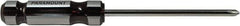 Paramount - #3, 10-11/16" OAL, Standard Phillips Screwdriver - 6" Blade Length, Round Shank, Acetate Handle - Exact Tool & Supply