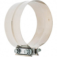 Value Collection - Stainless Steel Exhaust Clamp - 6" OD - Exact Tool & Supply