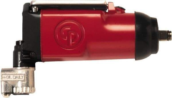 Chicago Pneumatic - 3/8" Drive, 9,500 RPM, 90 Ft/Lb Torque Impact Wrench - Butterfly Handle, 1,400 IPM, 13 CFM, 90 psi, 1/4" NPT Inlet - Exact Tool & Supply