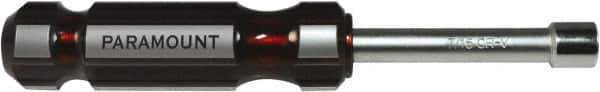 Paramount - 7/16" Solid Shaft Nutdriver - Color Coded Handle, 7-1/8" OAL - Exact Tool & Supply