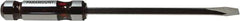 Paramount - 318mm OAL Standard Slotted Screwdriver - 203mm Blade Length, Square Shank, Acetate Handle - Exact Tool & Supply