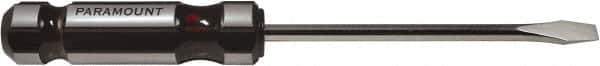 Paramount - Standard Slotted Screwdriver - Round Shank, Acetate Handle - Exact Tool & Supply