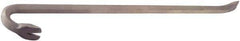 Ampco - 30" OAL Wrecking Bar - 1-9/16" Wide, Aluminum Bronze - Exact Tool & Supply