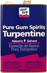 Klean-Strip - 1 Gal Turpentine - 859 gL VOC Content, Comes in Metal Can - Exact Tool & Supply