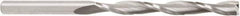 Amana Tool - 3/8" Cutting Diam x 3-1/2" Length of Cut, 2 Flute, Upcut Spiral Router Bit - Uncoated, Right Hand Cut, Solid Carbide, 6" OAL x 3/8" Shank Diam, 20° Helix Angle - Exact Tool & Supply
