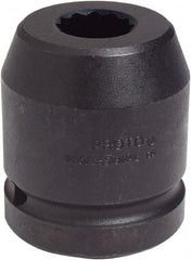 Proto - 1" Drive 1" Standard Impact Socket - 12 Points, 2-17/32" OAL - Exact Tool & Supply
