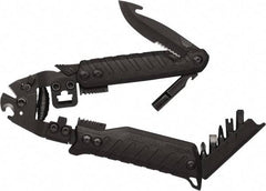 Gerber - 13 Piece, Cable/Communications Multi-Tool Set - Black, 7-1/2" OAL - Exact Tool & Supply