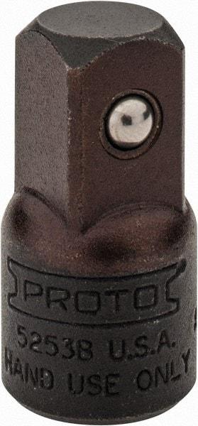 Proto - 1/2 Male 3/8 Female Drive Adapter - 1-7/16" OAL - Exact Tool & Supply